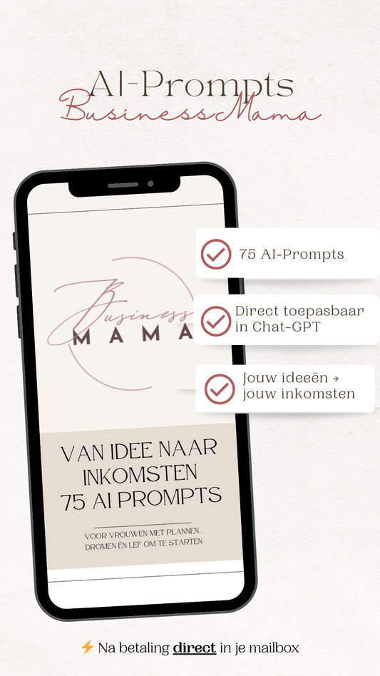 Van idee naar inkomsten