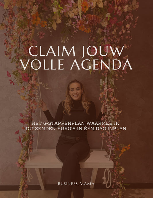 Het 6 stappen-plan naar een volle agenda